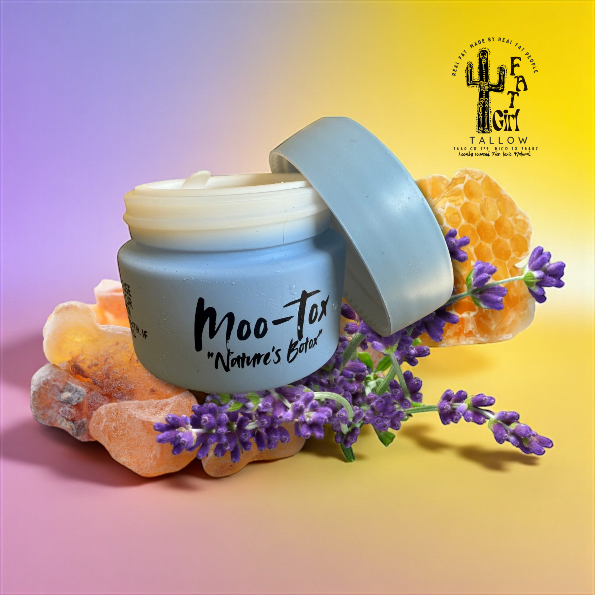 フェイスクリーム tonton Mootox “Nature's Botox” Poured Balm – Fat Girl Tallow