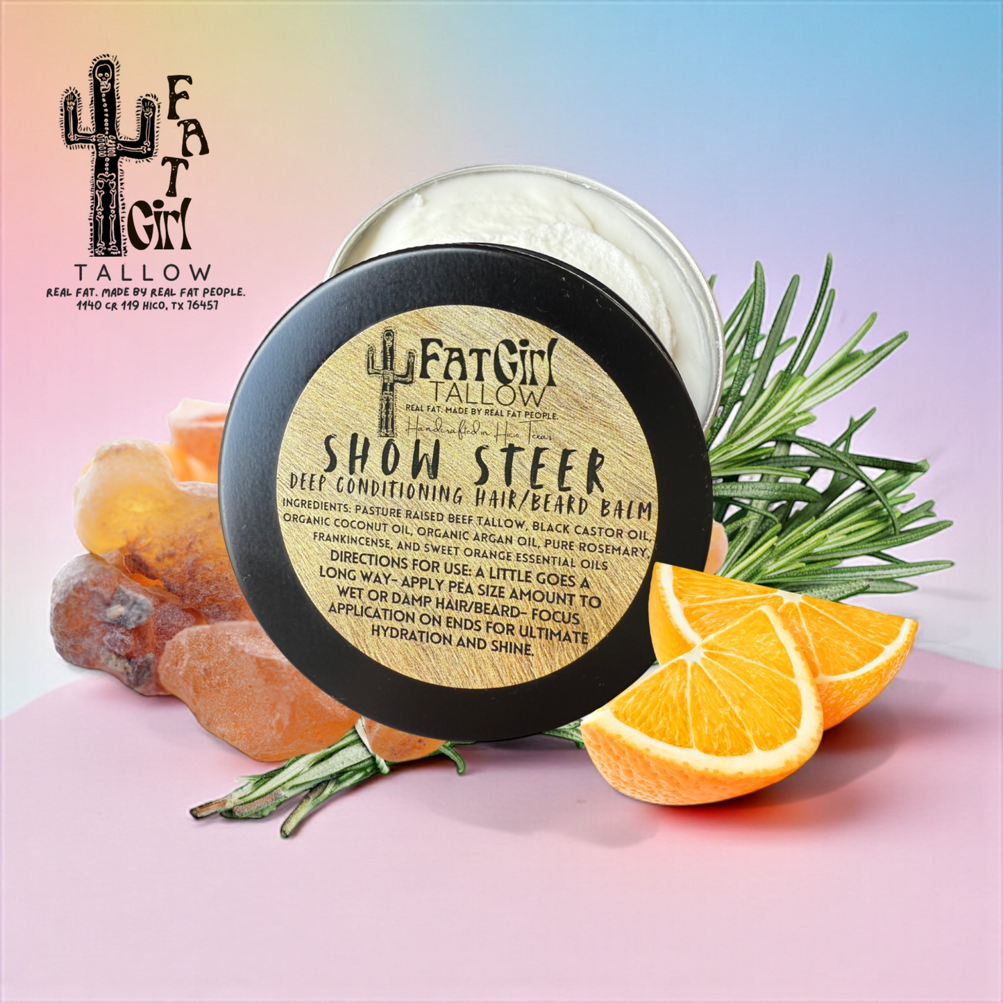 Show Steer- Conditioning Hair and Beard Balm