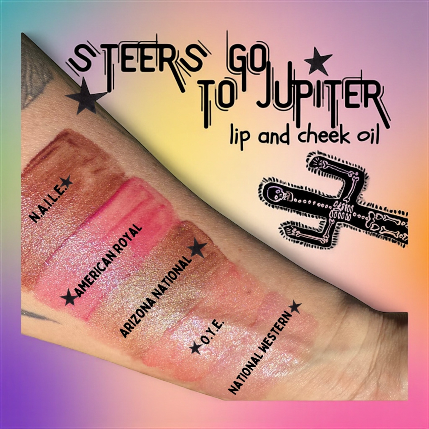Steers Go To Jupiter- Lip and Cheek Oil
