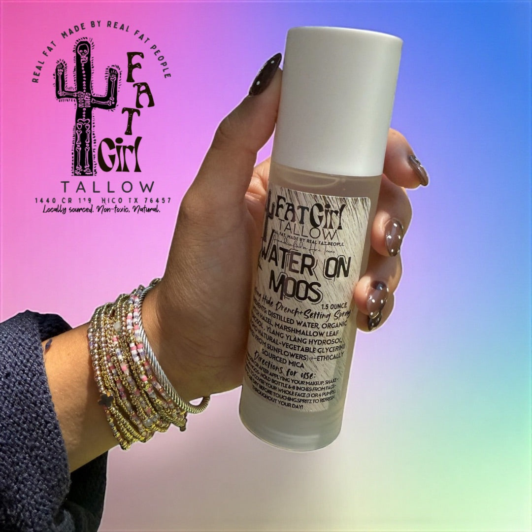 Water on Moos- Hide Drench + Setting Spray