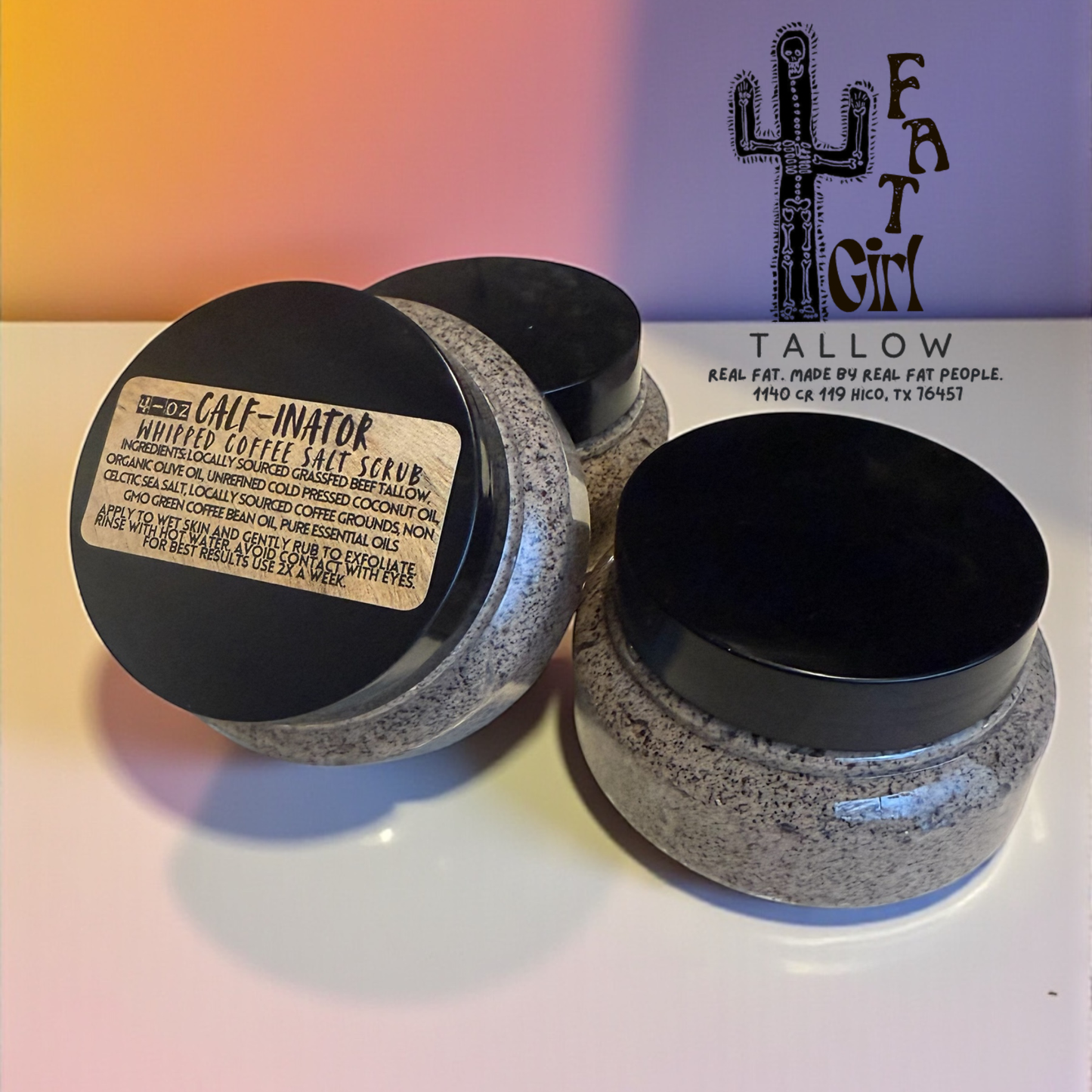 Calf-Inator Whipped Coffee Salt Scrub