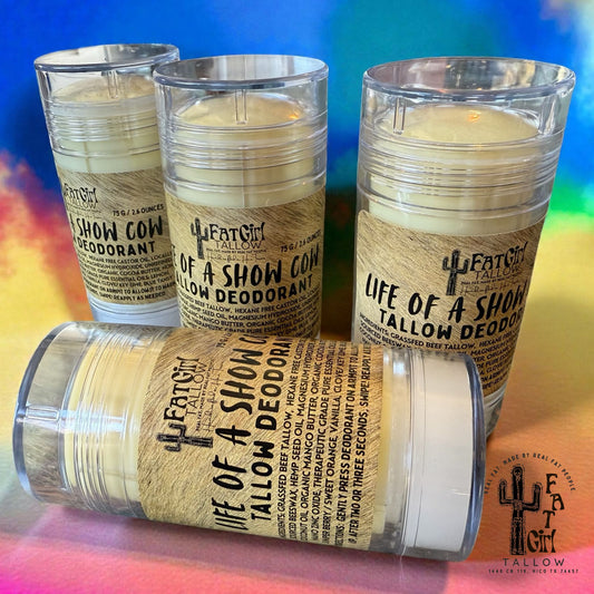 Life of a Show Cow- Tallow Deodorant
