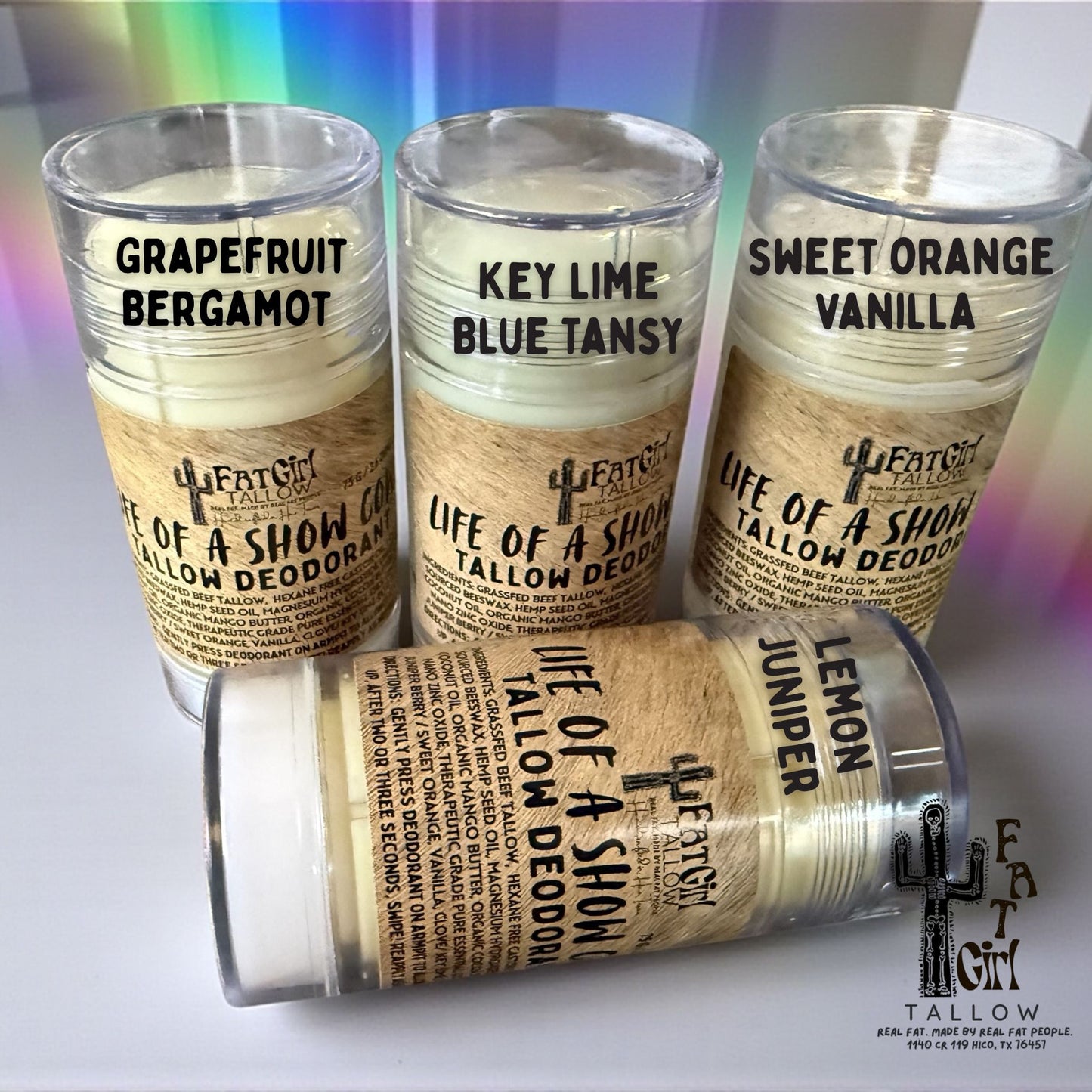 Life of a Show Cow- Tallow Deodorant