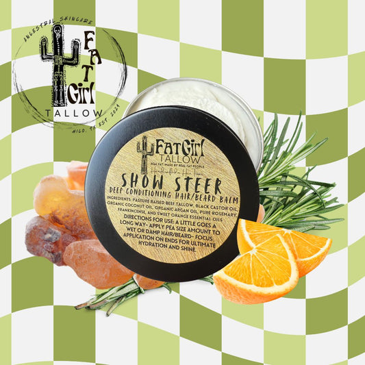 Show Steer- Conditioning Hair and Beard Balm