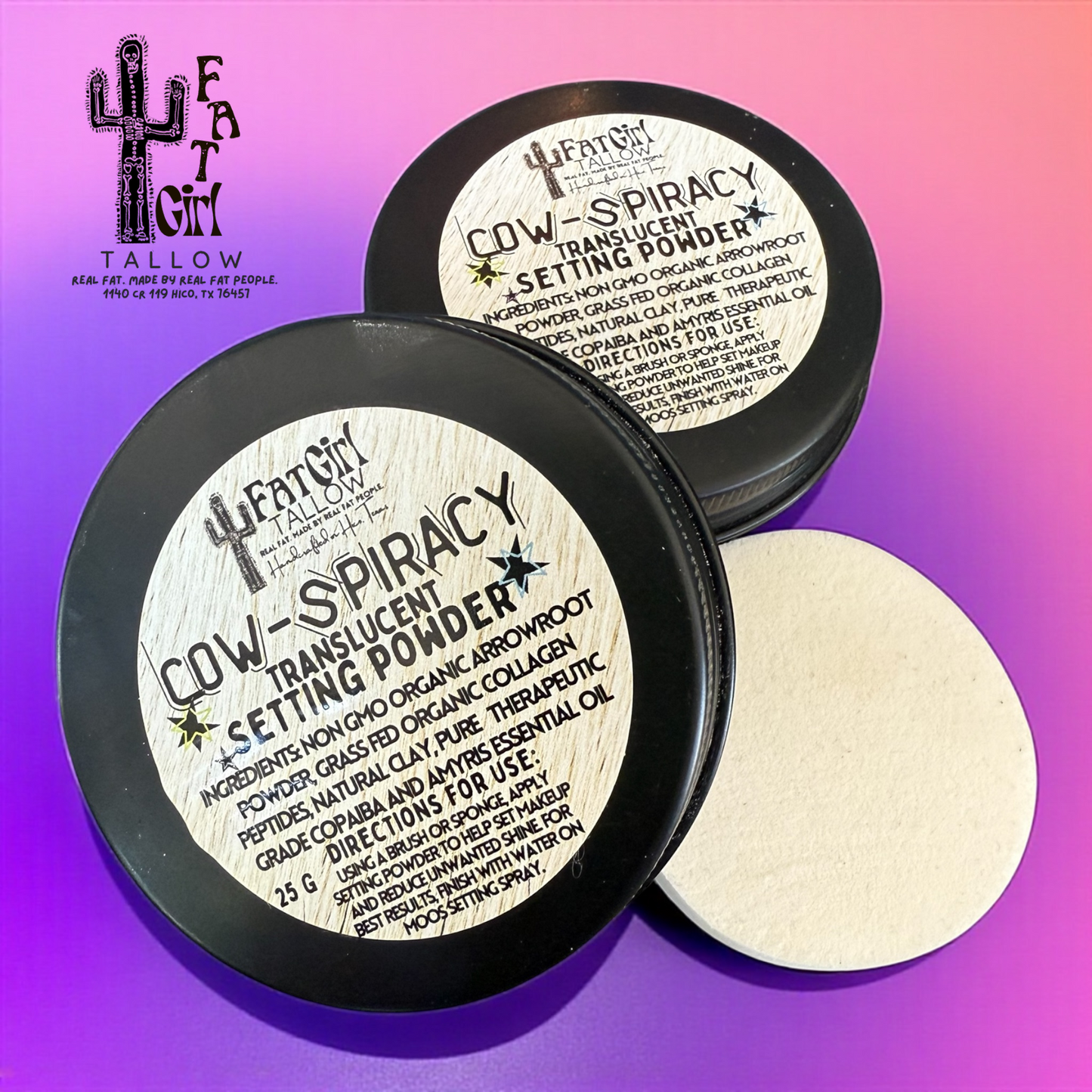 Cow-Spiracy Translucent Setting Powder