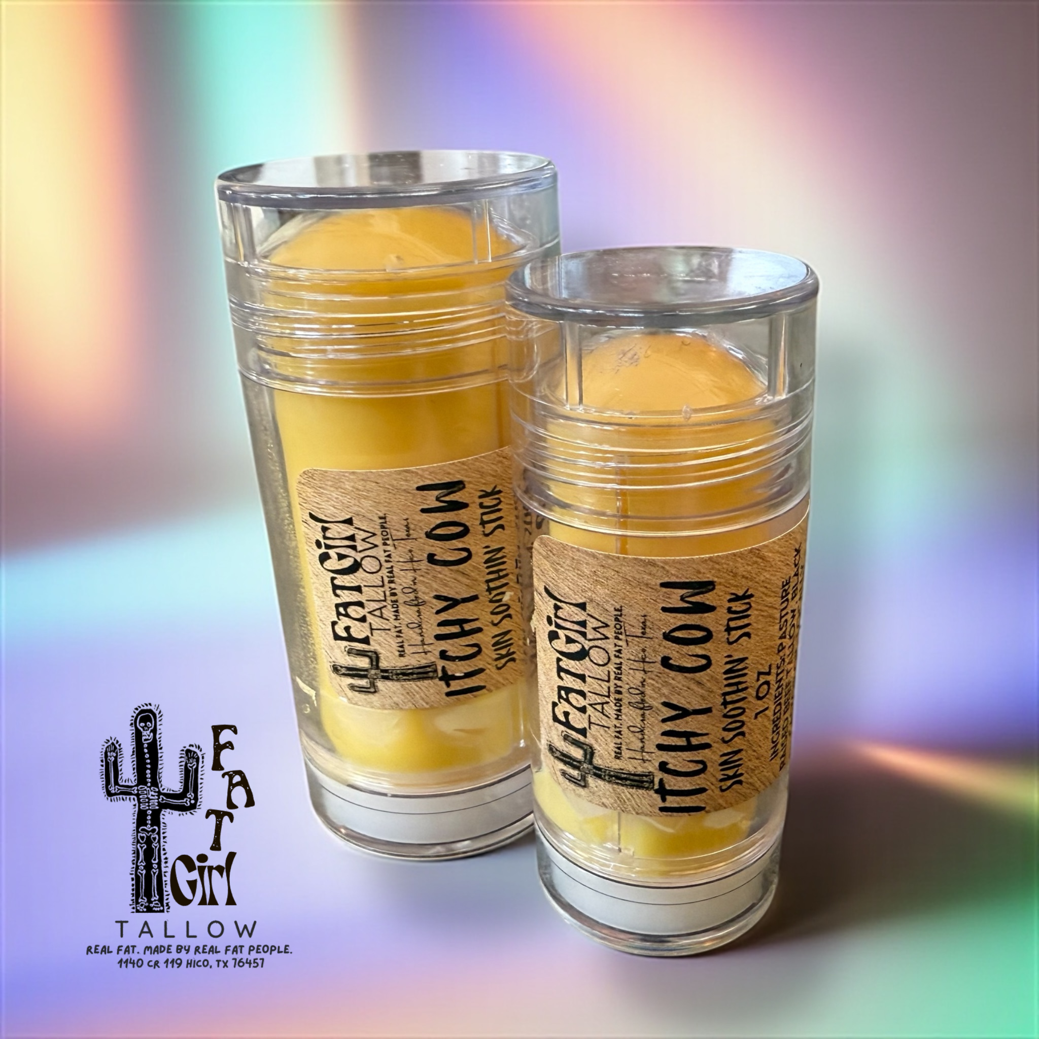 Itchy Cow Skin Soothin’ Stick – Fat Girl Tallow