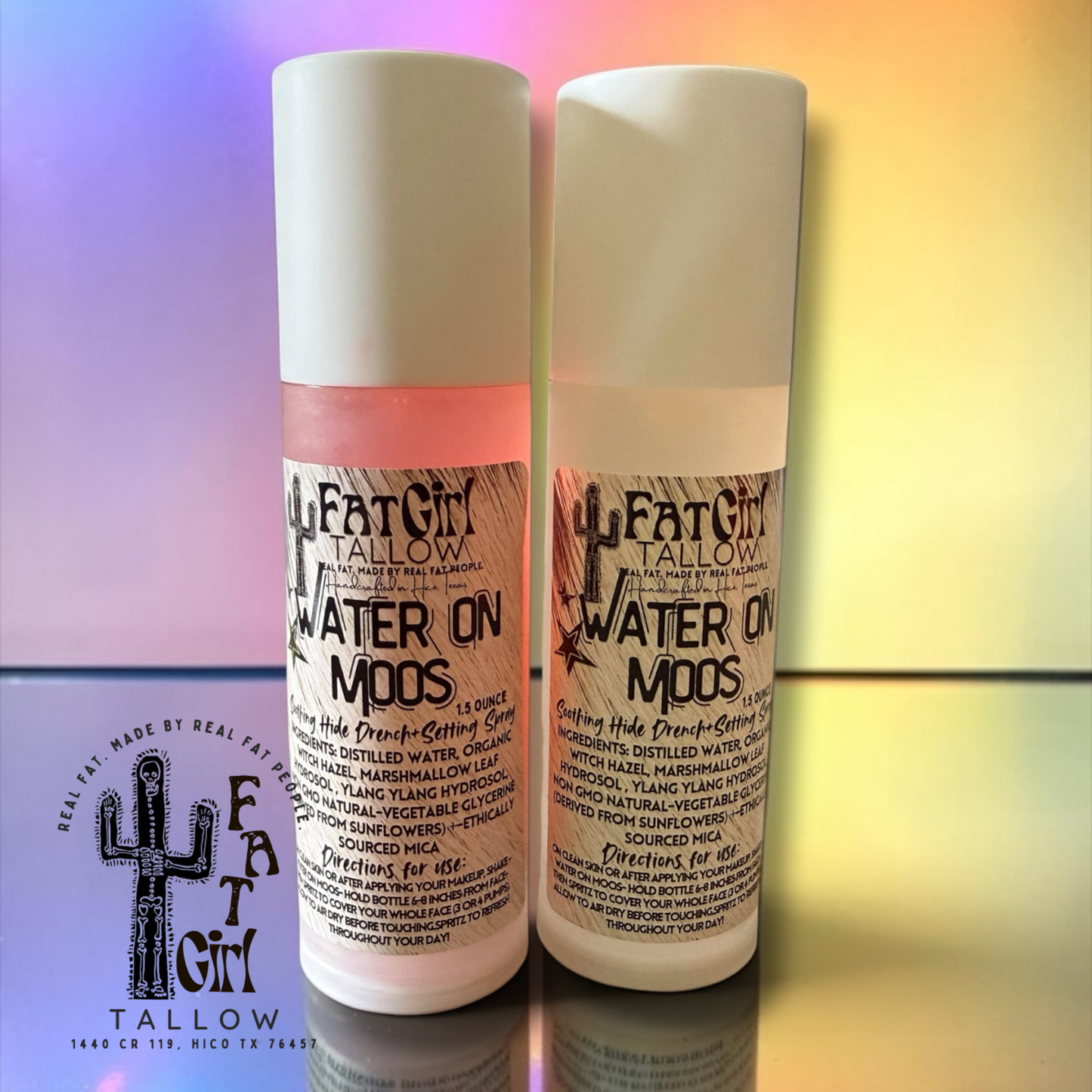 Water on Moos- Hide Drench + Setting Spray